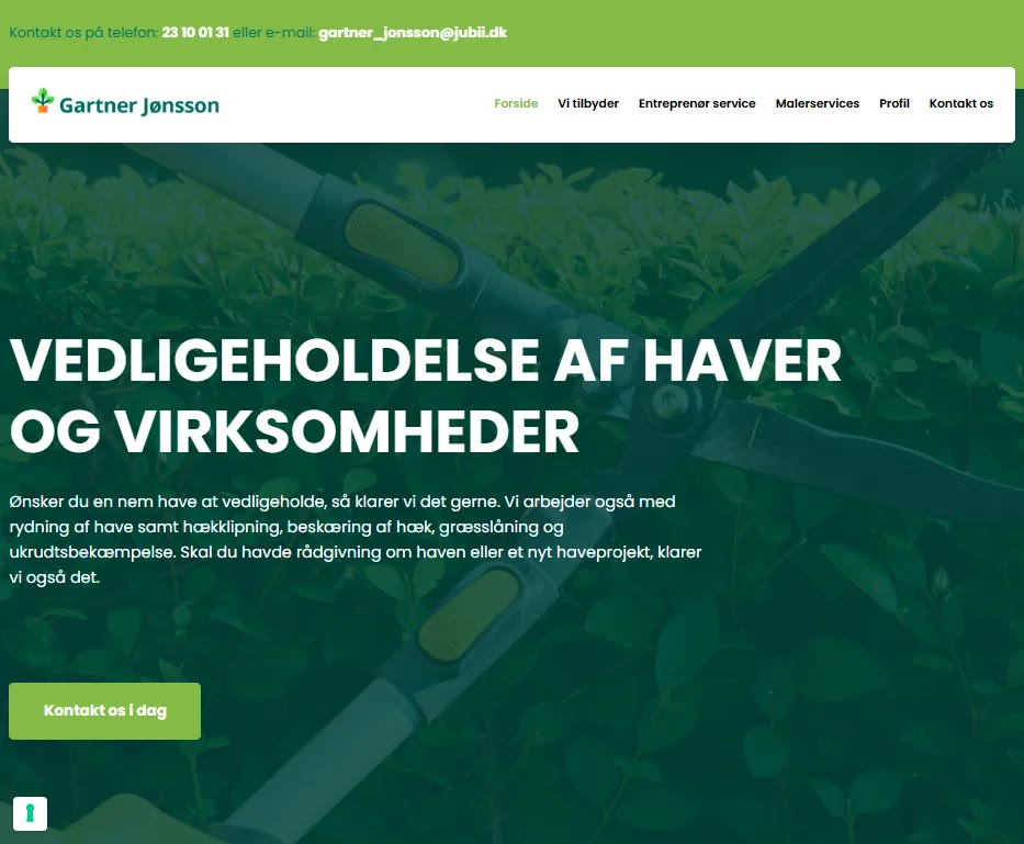 SEO, teknisk support og rådgivning til gartner